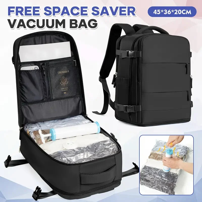 45x36x20cm Vacuum Storage Backpack Durable, Ideal for Travel Backpack  Commuter Backpack Lightweight Bag Vacuum Bag for Clothing Aimak Store