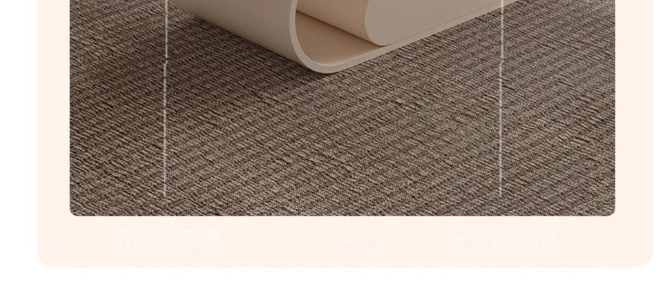 Medieval walnut coffee table living room home modern simple small apartment oval black and white designer coffee table Aimak Store