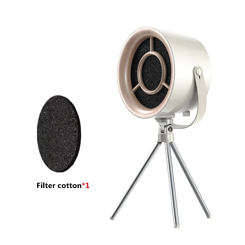 Desktop mini range hood large suction home restaurant hot pot barbecue deodorization fume purifier portable smoke exhaustmachine Aimak Store