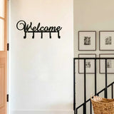 1pc Key Holder for Wall Key Hooks Premium Metal Rack with 5 Hooks for Home Decor for Living Room/Home Decoration Aimak Store