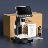 1000X 4.3" LCD Digital Microscope 1080P Coin Microscopio 8 LED Lights USB Magnifier Soldering Repair Video Microscope for Coin Aimak Store