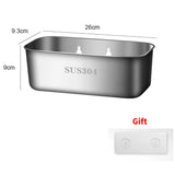 304 Stainless Steel Sink Strainer Basket Sink Filter Drain Fruit Vegetable Drainer Filte Leftovers Soup Garbage Box Kitchen Tool Aimak Store