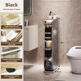 Bathroom crevice wardrobe storage cabinet, bathroom shelf, bathroom toilet storage cabinet, toilet side storage cabinet Aimak Store