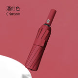 Umbrella Fully Automatic Men's Reinforced Women's Sunshade Umbrella, Rain and Rain Dual Use Umbrella, UV Protection Aimak Store