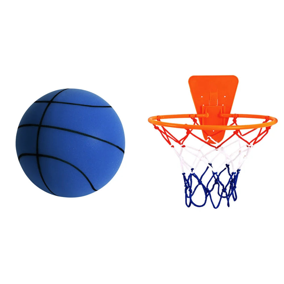 18cm Silent Basketball Quiet No Noise High Density Soft PU Foam Squeezable Ball Indoor Mute Bouncing Basketball Kids Sports Toys Aimak Store