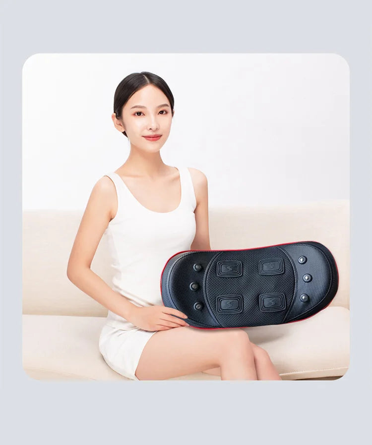 Electric Waist Massager Lumbar Traction Airbag Inflatable Lumbar Spine Back body Massage Vibration Relief Health Traction Therap Aimak Store