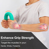 1Pcs Physical Therapy Flexible Twist Bar Rod Hand Wrist Exerciser Bars Silicone Different Resistance Strength Training Tool Aimak Store