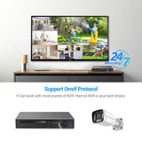 4K 8MP IP Camera 5MP Waterproof Outdoor Camera Face Detection Two Way Audio Color Nightvision Home Surveillance XMeye H.265 Aimak Store