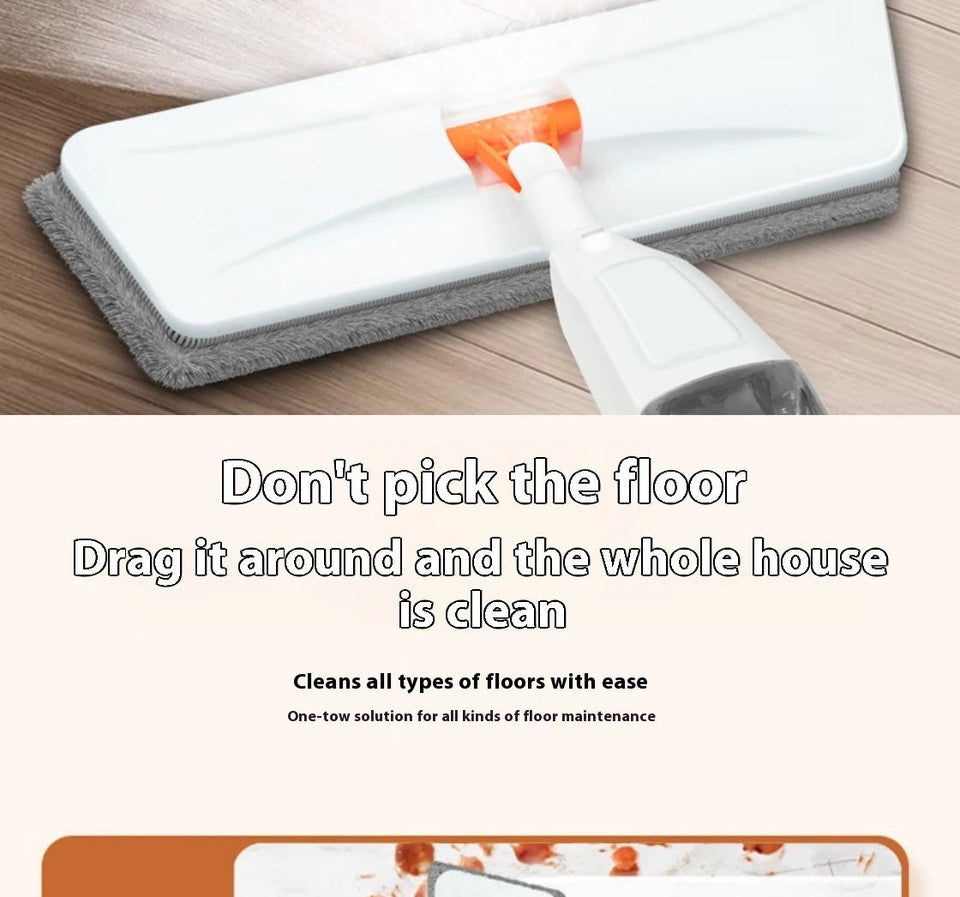 Spray Mop Broom Set Magic Flat Mops For Floor Home Cleaning Tool Brooms Household With Reusable Microfiber Pads Rotating Mop Aimak Store