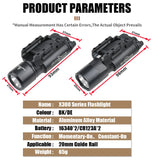 WADSN Tactical Airsoft Surefir SF X300 X300U Ultra Metal Pistol Gun Strobe LED Light Fit 20mm Rail Hanging Hunting Flashlight Aimak Store