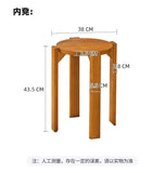 Solid Wood Dining Chair Stackable Home Eating Middle and Ancient Jenga  Modern Furniture Comedor 4 Sillas  Modern Dining Table Aimak Store