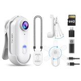 BOBLOV Wearable Cam Mini Body Camera W4 2K 360°Rotatable Clip & Magnetic Clip 2H Recording for Traveling Bike Cameras Aimak Store