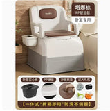 Ergonomic Elderly Toilet, Detachable Armrest, Heightened Portable Seat, Soft Backrest Comfort Chair for Pregnant Women Aimak Store