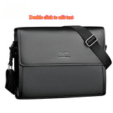 Square Side Crossbody Bag Document Leather Executives Briefcases for Men Designer Business Tote Bag Wallet Shoulder Handbag Aimak Store
