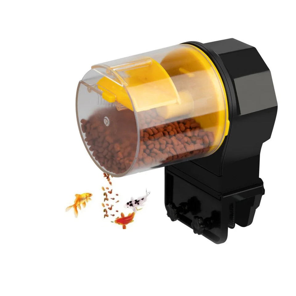 Automatic fish tank feeder intelligent timing automatic feeder aquarium goldfish feeder large capacity fish aquarium feeder Aimak Store