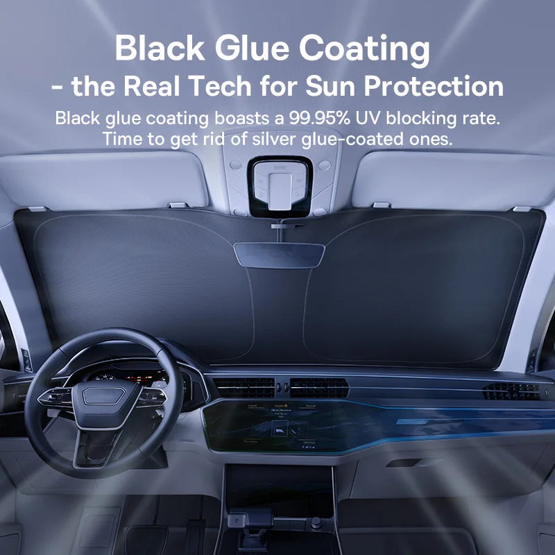 Baseus DT1 Car Sunshade Windshield Cover Folding Car Front Window UV Sun Protection for Summer Sun Shade Curtain Protector Aimak Store
