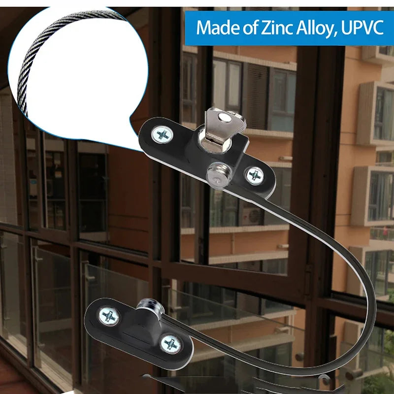 White/Black Child Safety Lock Home Window Door Cabinet Locks Key for Babies Care Refrigerator Drawer Security Protection Aimak Store