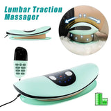 Electric Lumbar Traction Massager Adjustable Vibration Waist Massager Wa ist Spine Support Back Massage Machine Waist masajeador Aimak Store