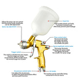 Professional Spray Gun 1.3mm HVLP Paint Gun GTI Pro Lite 600cc Spray Gun Sprayer For Car Furniture Primer Arnish And Top Coat Aimak Store