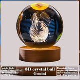 3D Crystal Ball Creative Valentine's Day Mother's Day Gift Rose Love Cloud Crystal Room Desktop Decoration Boy Girl Gifts Aimak Store