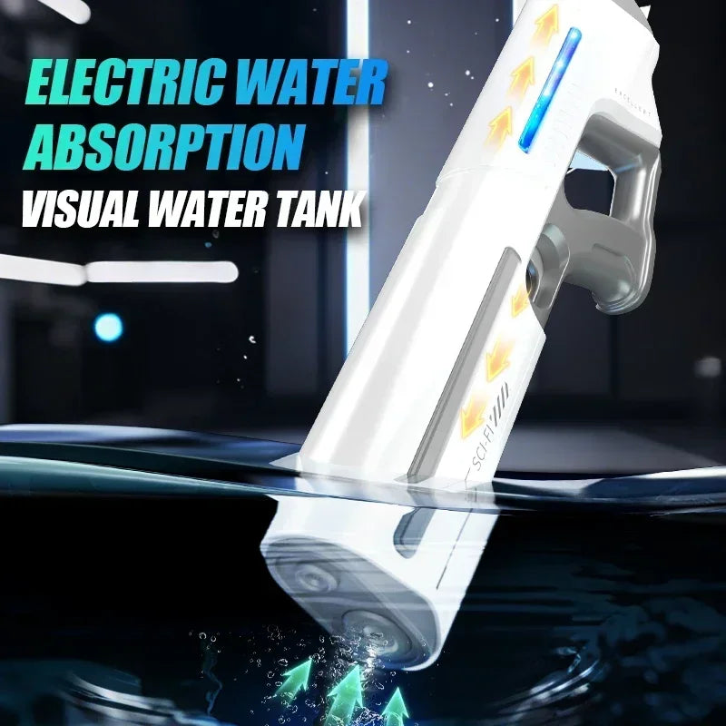 Summer Electric Water Guns Powerful Squirt Automatic Water Suction Water Blasters Outdoor Beach Toys for Boys Children Gift Aimak Store