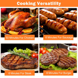 30-Inch Barrel Charcoal Grill with Warming Rack & Front Storage Basket, Outdoor BBQ Grill with 956 sq. in. Grilling Area Aimak Store