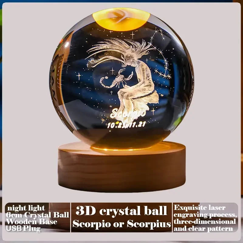 3D Crystal Ball Creative Valentine's Day Mother's Day Gift Rose Love Cloud Crystal Room Desktop Decoration Boy Girl Gifts Aimak Store