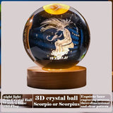 3D Crystal Ball Creative Valentine's Day Mother's Day Gift Rose Love Cloud Crystal Room Desktop Decoration Boy Girl Gifts Aimak Store