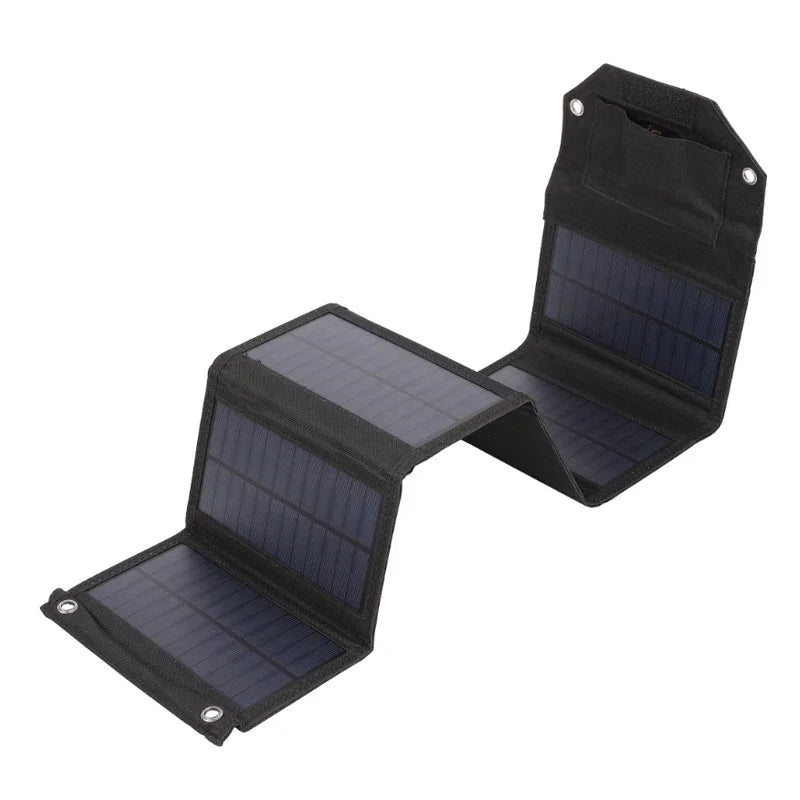 60W 80W 100W Foldable Solar Panel 5V USB Portable Folding Bag Battery Charger for Phone Outdoor Camping Waterproof Power Bank Aimak Store