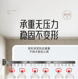 Foldable No Drill Wall Mounted Clothes Drying Rack, Indoor Outdoor Retractable Hanger, Space-Saving Design for Balcony Aimak Store