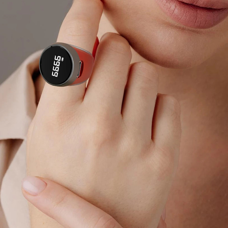 Smart Tasbih Tally Counter Digital Electronic Finger Ring Tally Counter Muslims Tasbeeh Zikr Ring Prayer Time Vibration Reminder Aimak Store