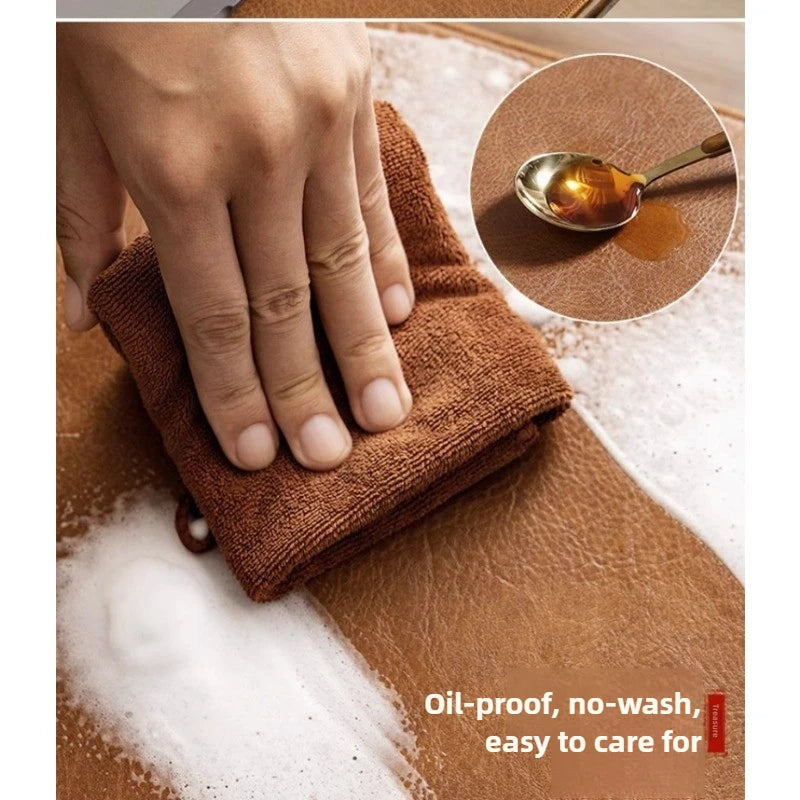 Retro Mousepad Mouse Pad Large Waterproof Non-slip PU Suede Desk Mat Computer Keyboard Desk Pad Mouse Mats Gaming Accessories Aimak Store