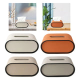 PU Leather Tissue Box Cover Decorative Organizer Tissue Box Holder Home Decor Multipurpose Tissue Holder for Car Toilet Paper Aimak Store