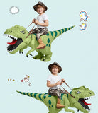 Animal Cartoon Riding T-Rex Inflatable Costume Nursery Kids Dinosaur Role Playing Game Adult Kids Chasing Game Birthday Gift Aimak Store
