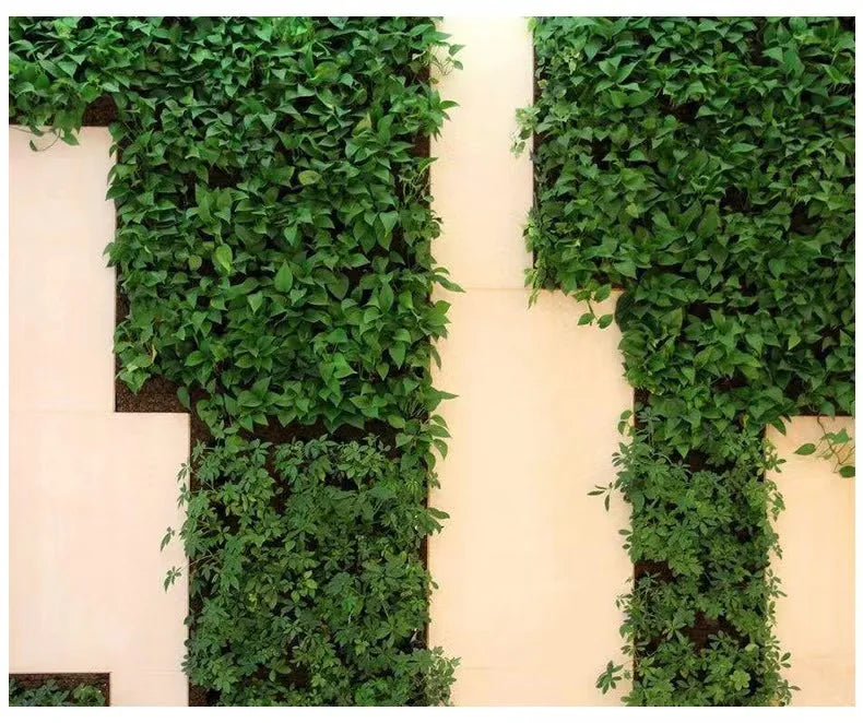 Plant growth bag， Felt Vertical Wall Planter Outdoor Herb Vegetable Hanging Garden  Plant Holder for Railing, Balcony, Fence Aimak Store