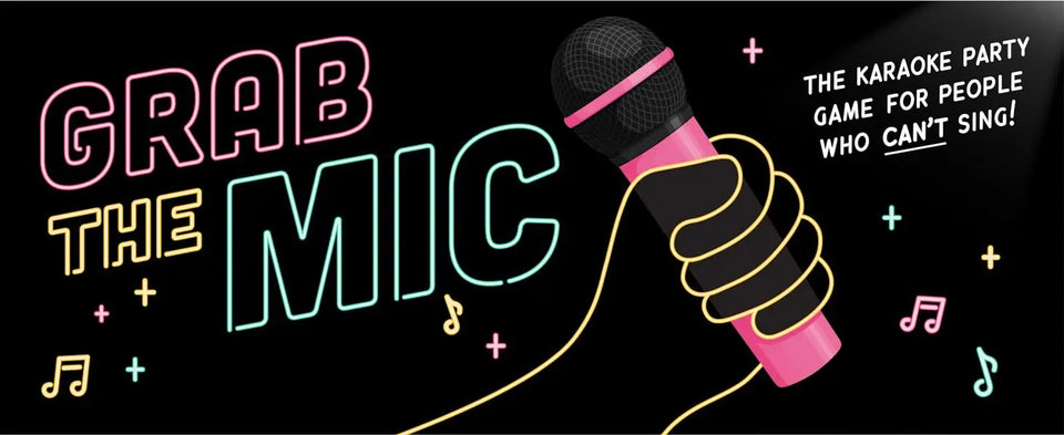 Lucky Egg Official Grab The Mic Family Karaoke Board Game 2-10 Players Game For Hilarious Game Nights Birthday Party Kids Gift Aimak Store