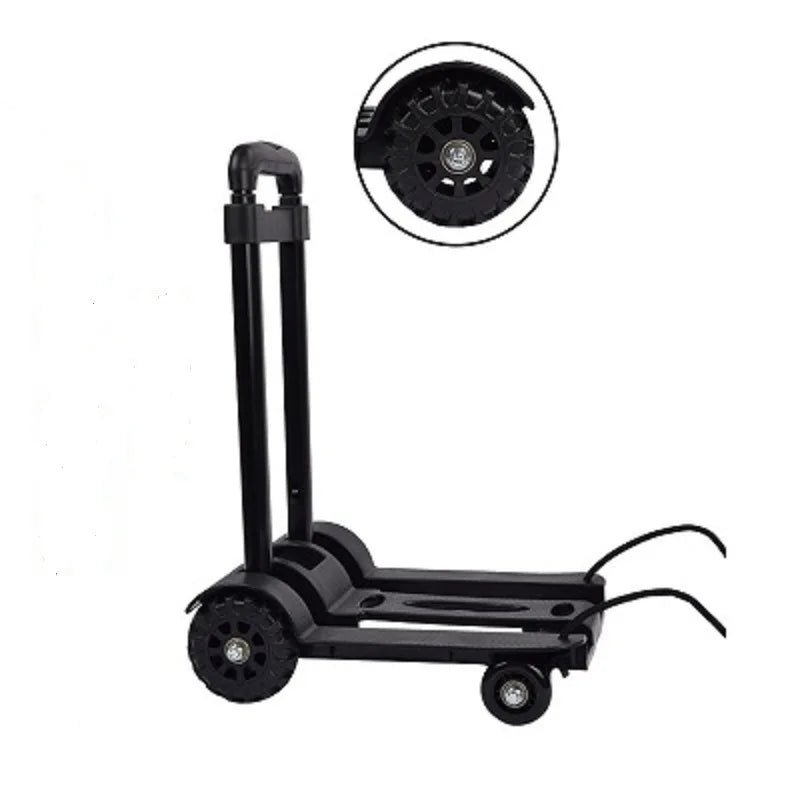 2/4-wheel foldable trolley truck, portable shopping cart, household grocery truck, small cart, garden cargo truck Aimak Store