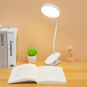 Led Table Lamp USB Rechargeable Night Light With Folding Clamp Study Stand Read Lamp Touch 3 Modes Dimming Eye Protection Light Aimak Store