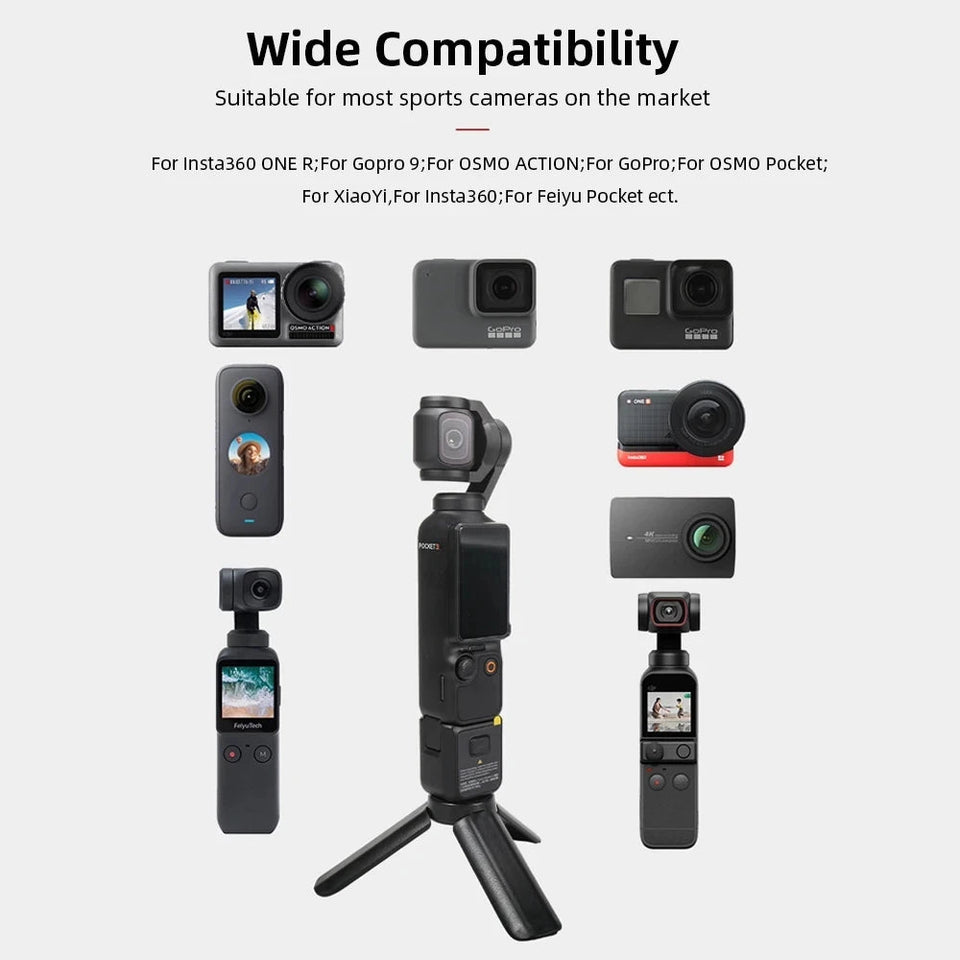Mini Tripod for DJI Osmo Pocket 3 Desktop Stand Stabilizer Holder for Insta360 X3 Pocket 3 Pocket 2 Gimbal Tripod Accessories Aimak Store
