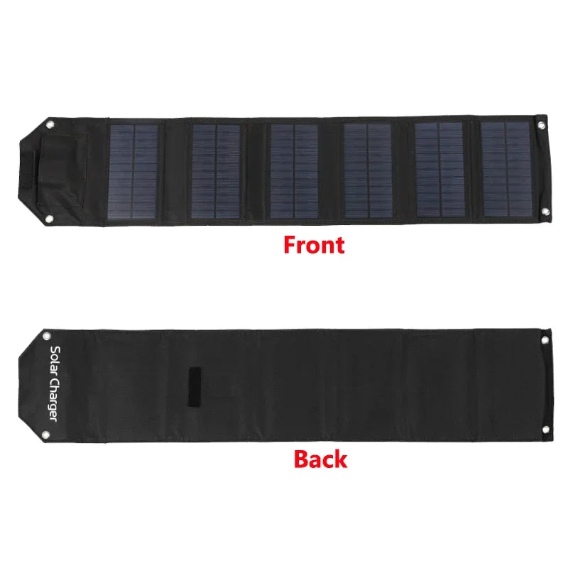60W 80W 100W Foldable Solar Panel 5V USB Portable Folding Bag Battery Charger for Phone Outdoor Camping Waterproof Power Bank Aimak Store