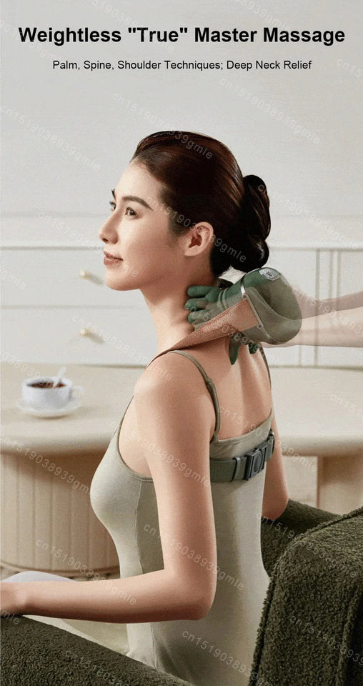 N7 Master Hand Shoulder and Neck Massager Cervical Spine Massager Trapezius Neck Massager Hot Compress Electric Cervical Aimak Store
