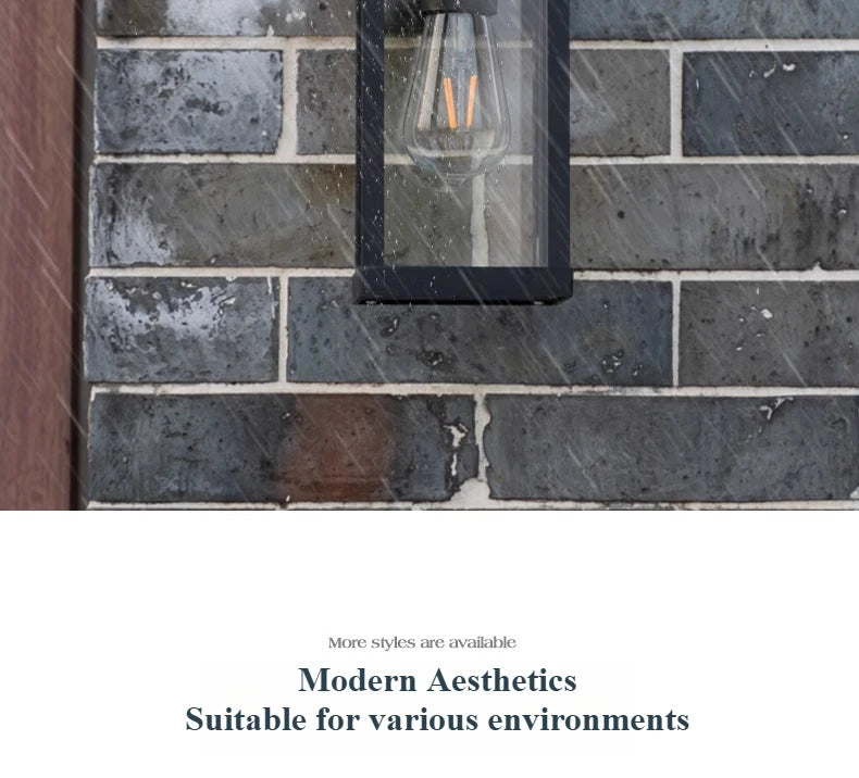 Outdoor Retro Waterproof Wall Lamps for Balcony Courtyard Gate Corridor Exterior Wall Light Villa Landscape Decor Lighting Aimak Store