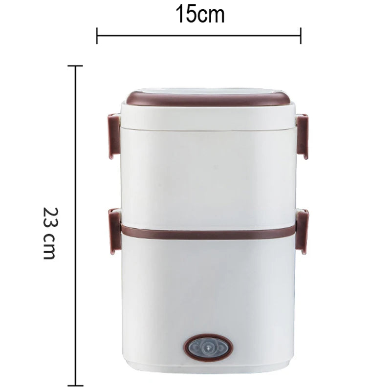 Electric Rice Cooker 220V Multi-functional Lunch Box Single/Double Layer Cooking Machine Food Steamer Food Storage Box EU Plug Aimak Store