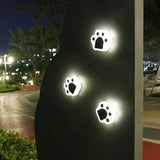 Outdoor Solar Powered Garden Cat Paw Lawn Lights Solar Cute Cat Paw Ground Lamps LED Cat Paw Scene Light Landscape Light Aimak Store