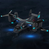 Remote Control Helicopter Drone 480P Camera Fighter UAV Land Air Mode Aircraft Brushless RC Drones for Children Kids Plane Toys Aimak Store