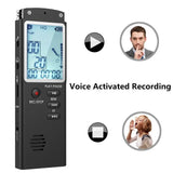 16GB/32GB/64GB Voice Recorder USB Professional 96h Dictaphone Noise Reduction Digital Audio Voice Recording with WAV,MP3 Player Aimak Store