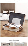 18-28Inch Wide Trolley Suitcase Mute Brake Wheels USB Port Password Boarding Box Multifunctional Large Capacity Suitcase Aimak Store