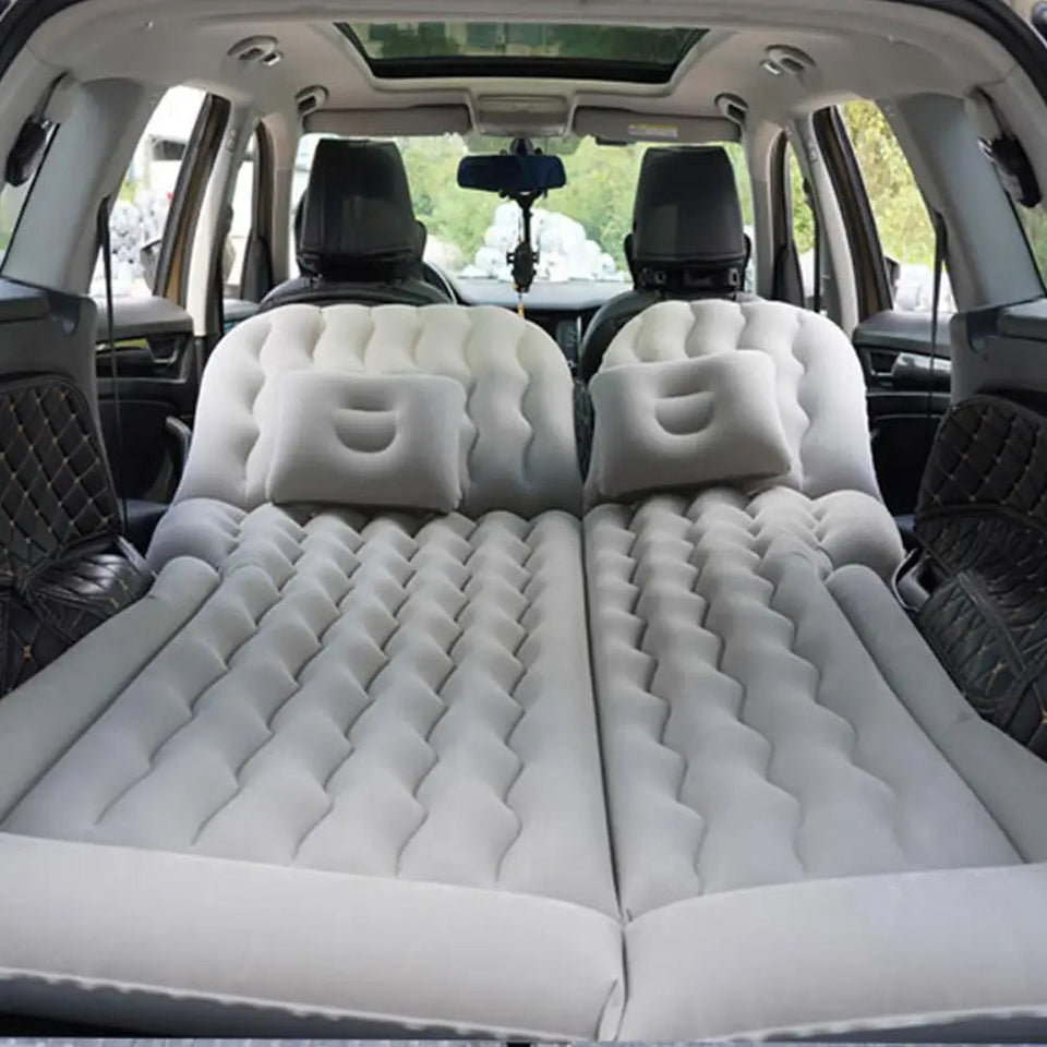 68.9*51.2in Portable Car Inflatable Camping Mattress With Pillows Air Pump Auto Air Bed Mattress SUV Sleeping Pad Tools Aimak Store