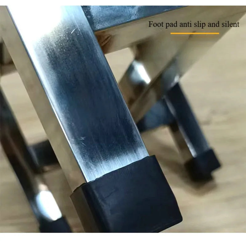 Multi-size Stainless Steel Stool Bathroom Thickened Foot Stool Home Factory Console Use Multifunctional Furniture Mueble Aimak Store