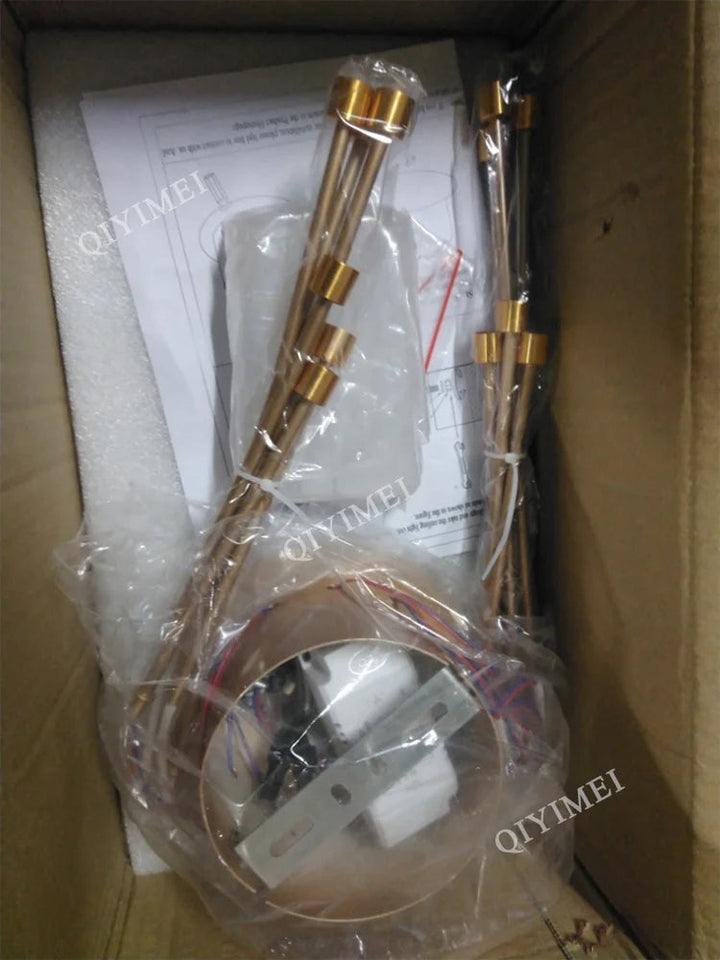 QIYIMEI Modern Ceiling Lights LED Luster Indoor Lighting For Bedroom Hall Living Kids Room Acrylic Lamps Fixture Frame 175-260V Aimak Store